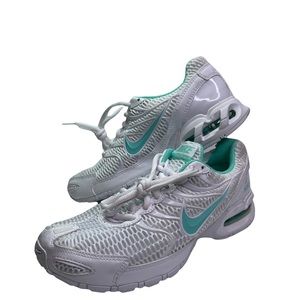 Nike Air Max Torch 4 343851-100 Women's Shoe Size 9 US Running White/Turquoise